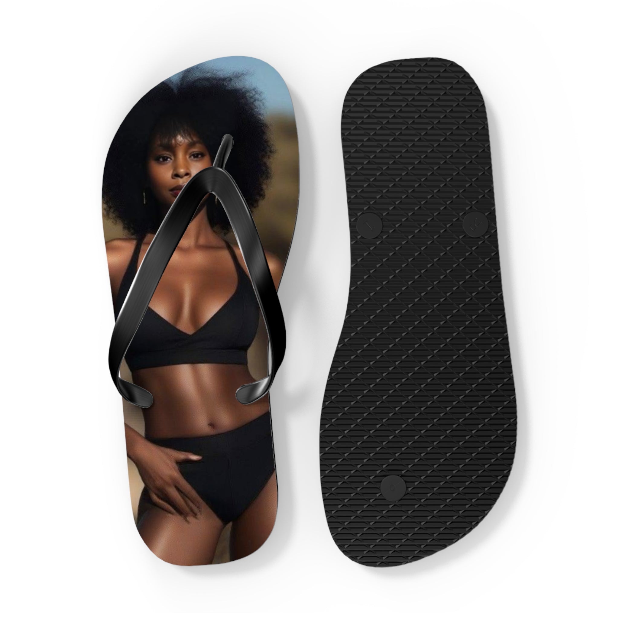 Stylish Flip Flops with Bold Fashion Design - Perfect for Summer Vibes