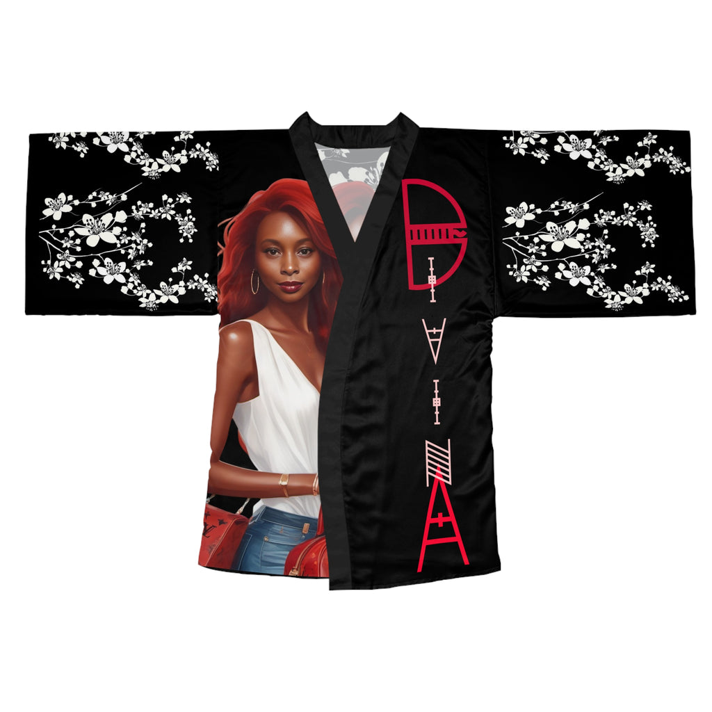 Kimono Robe, Elegant Long Sleeve