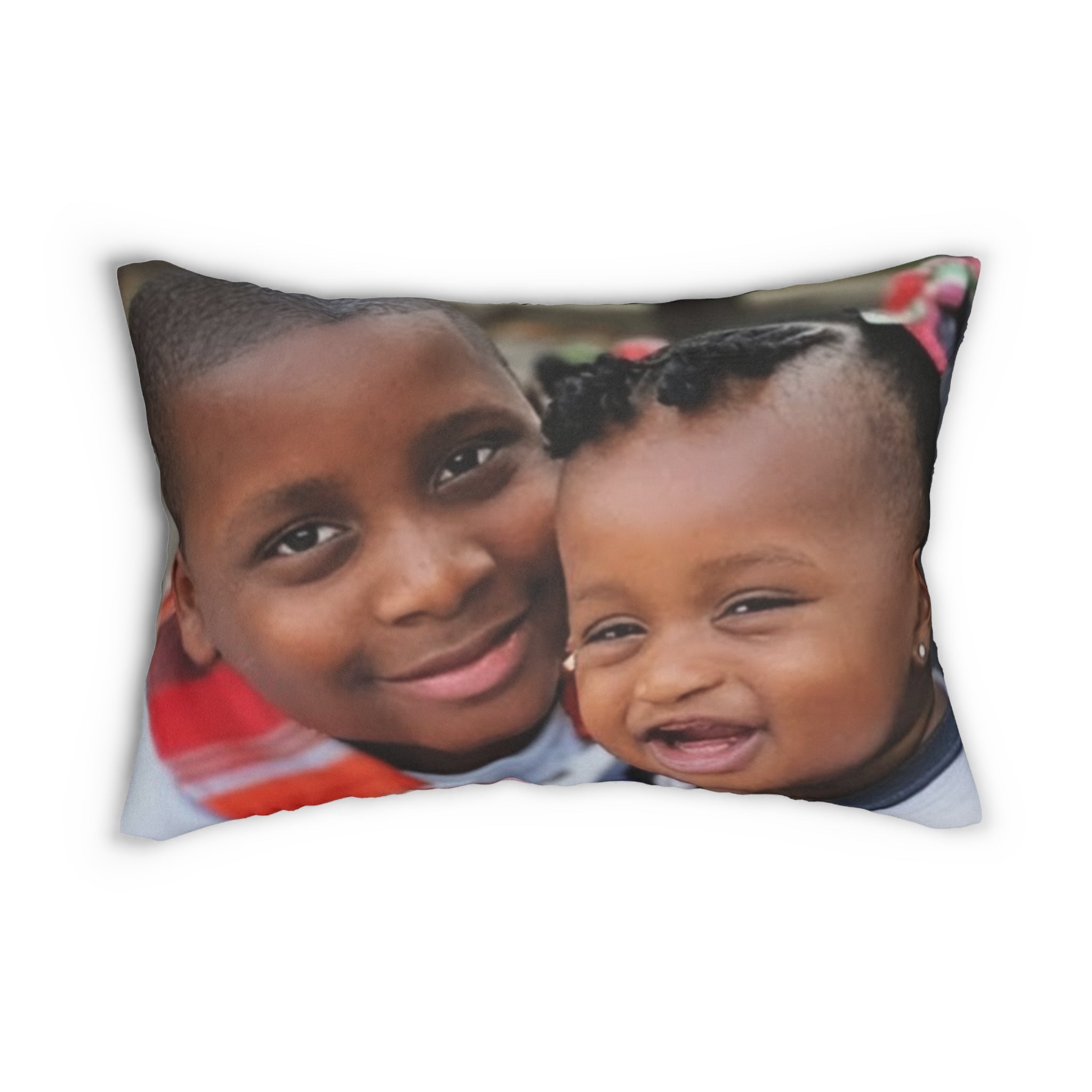 Custom Photo Lumbar Pillow