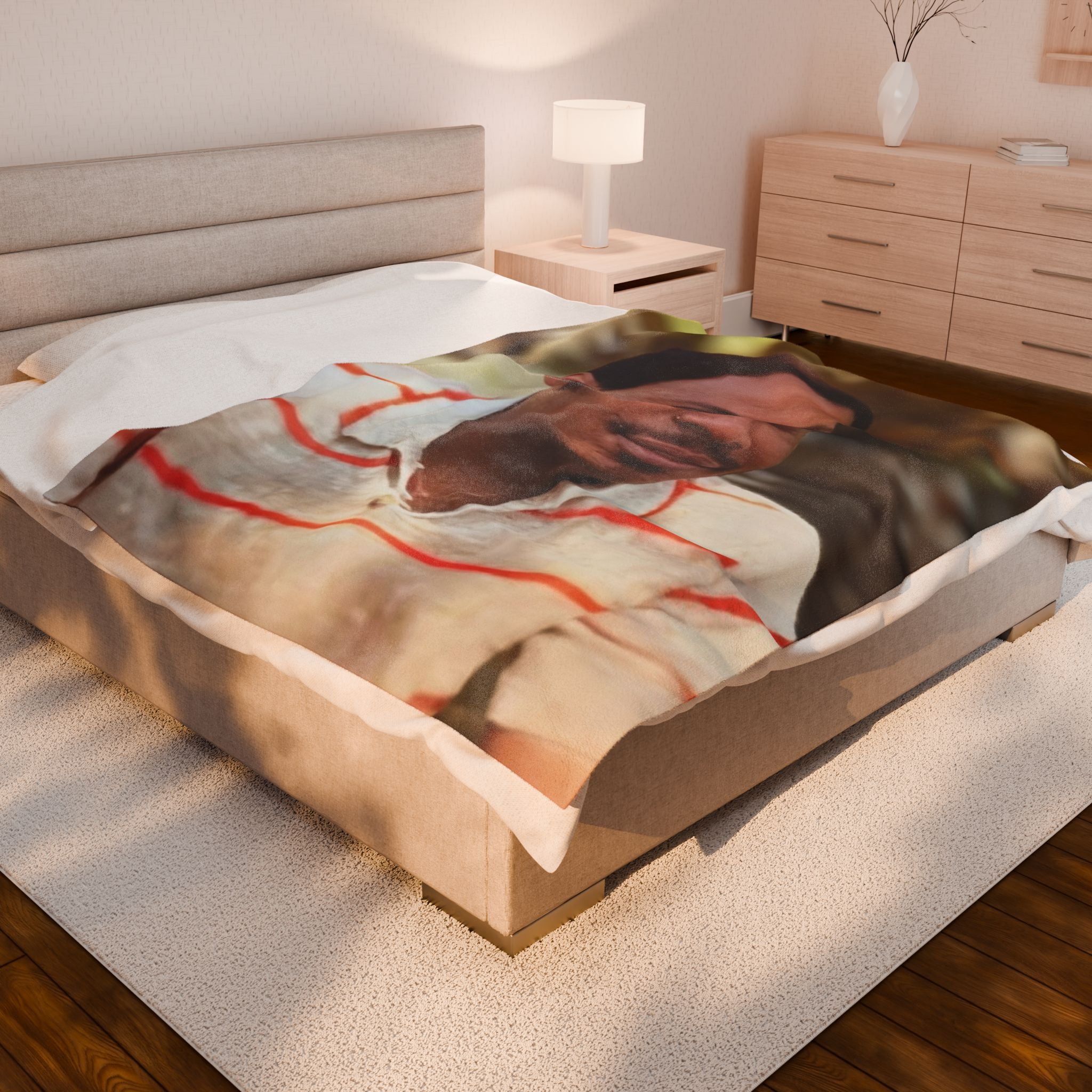 Custom Photo Design Velveteen Plush Blanket