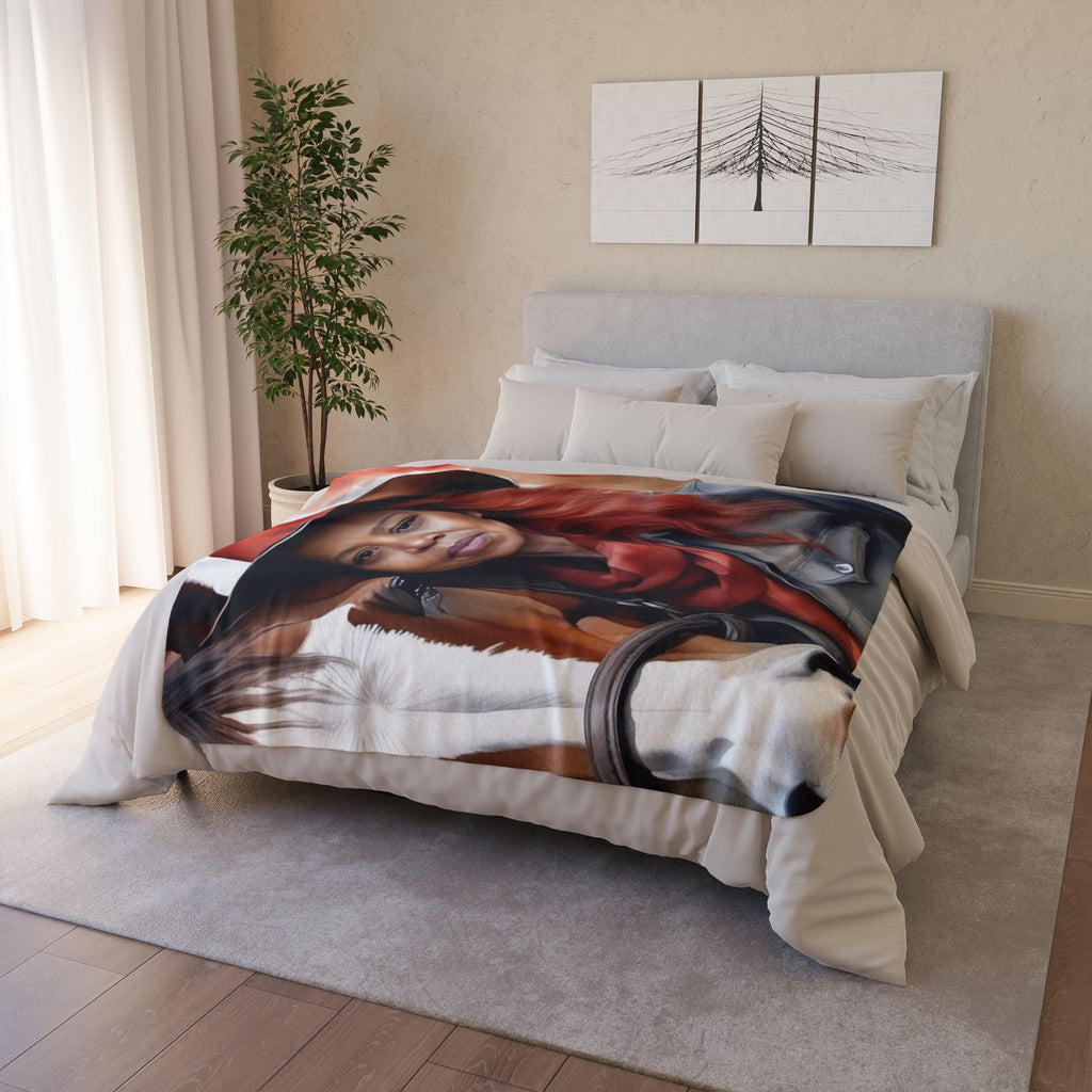 Custom Photo Fleece Sherpa Blanket