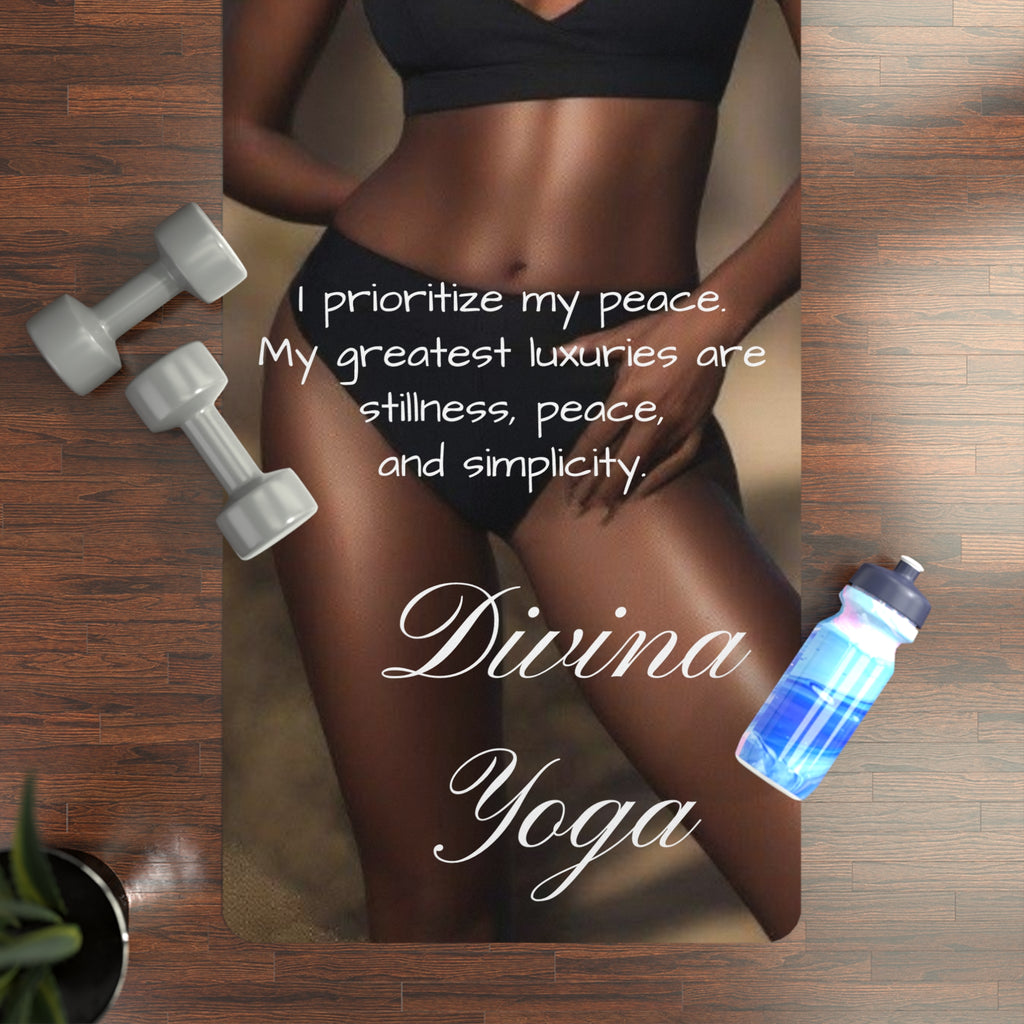 Divina Rubber Yoga Mat - Non-Slip Design for Comfortable Practice