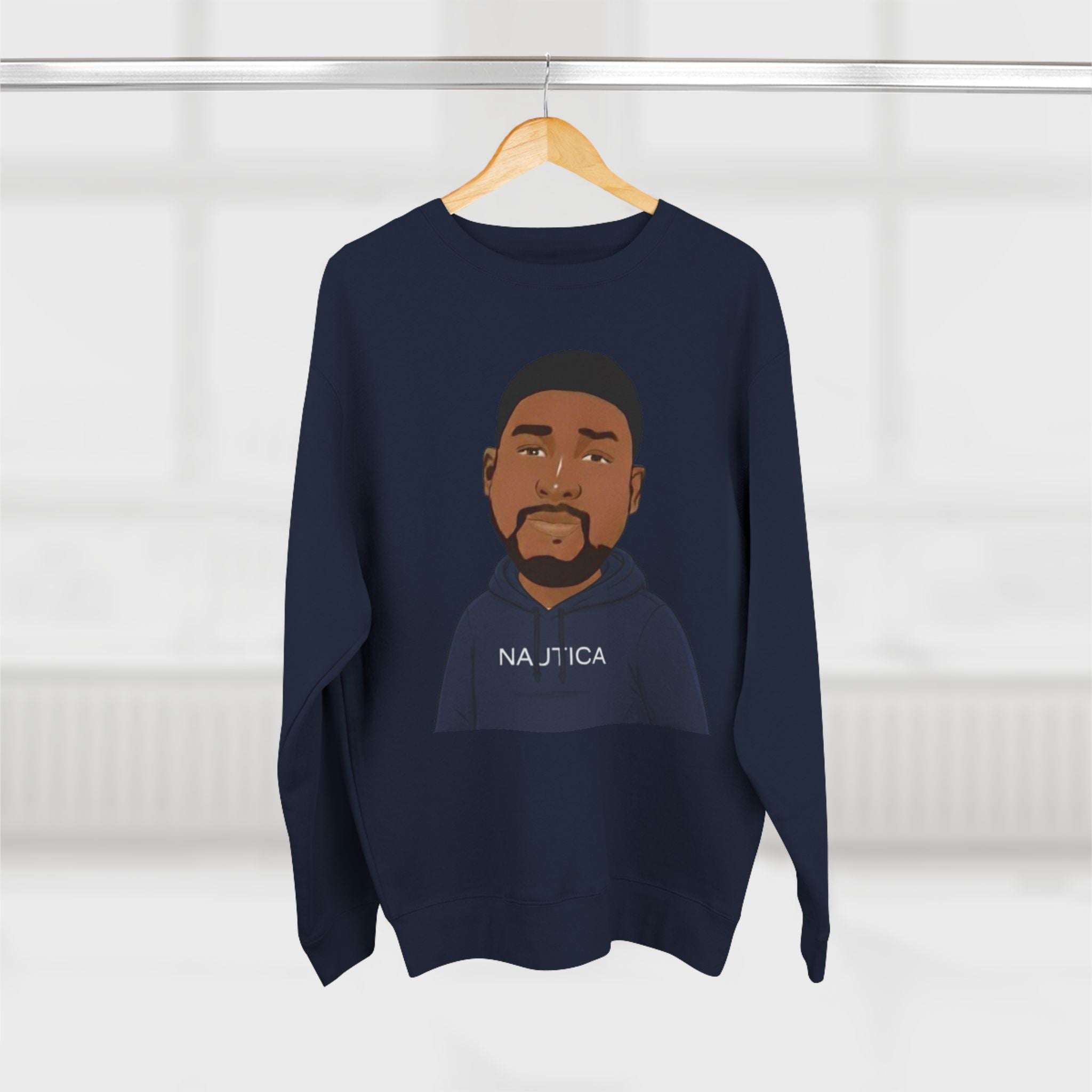 Unique Custom Graphic, Crew Neck Sweatshirt,