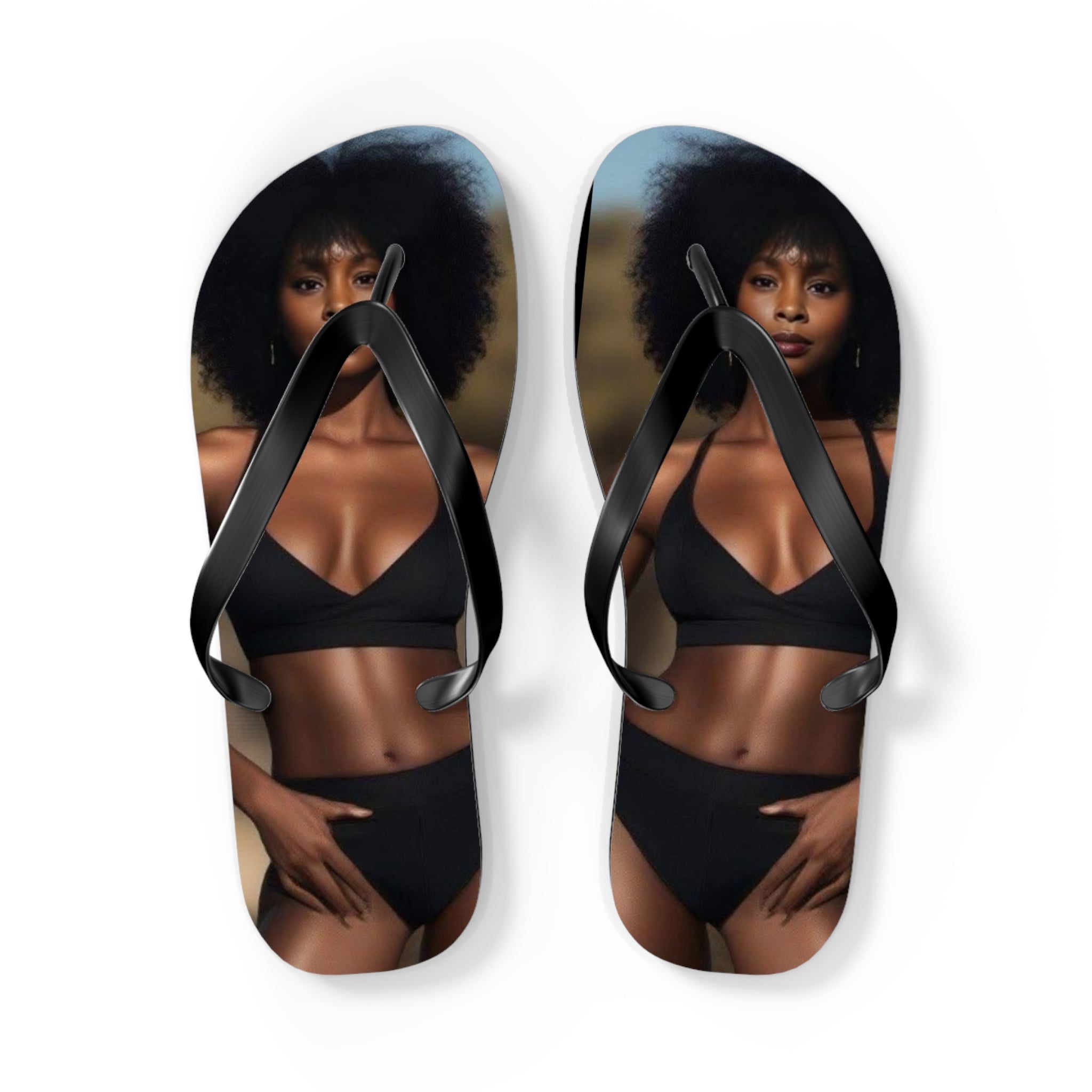 Stylish Flip Flops with Bold Fashion Design - Perfect for Summer Vibes