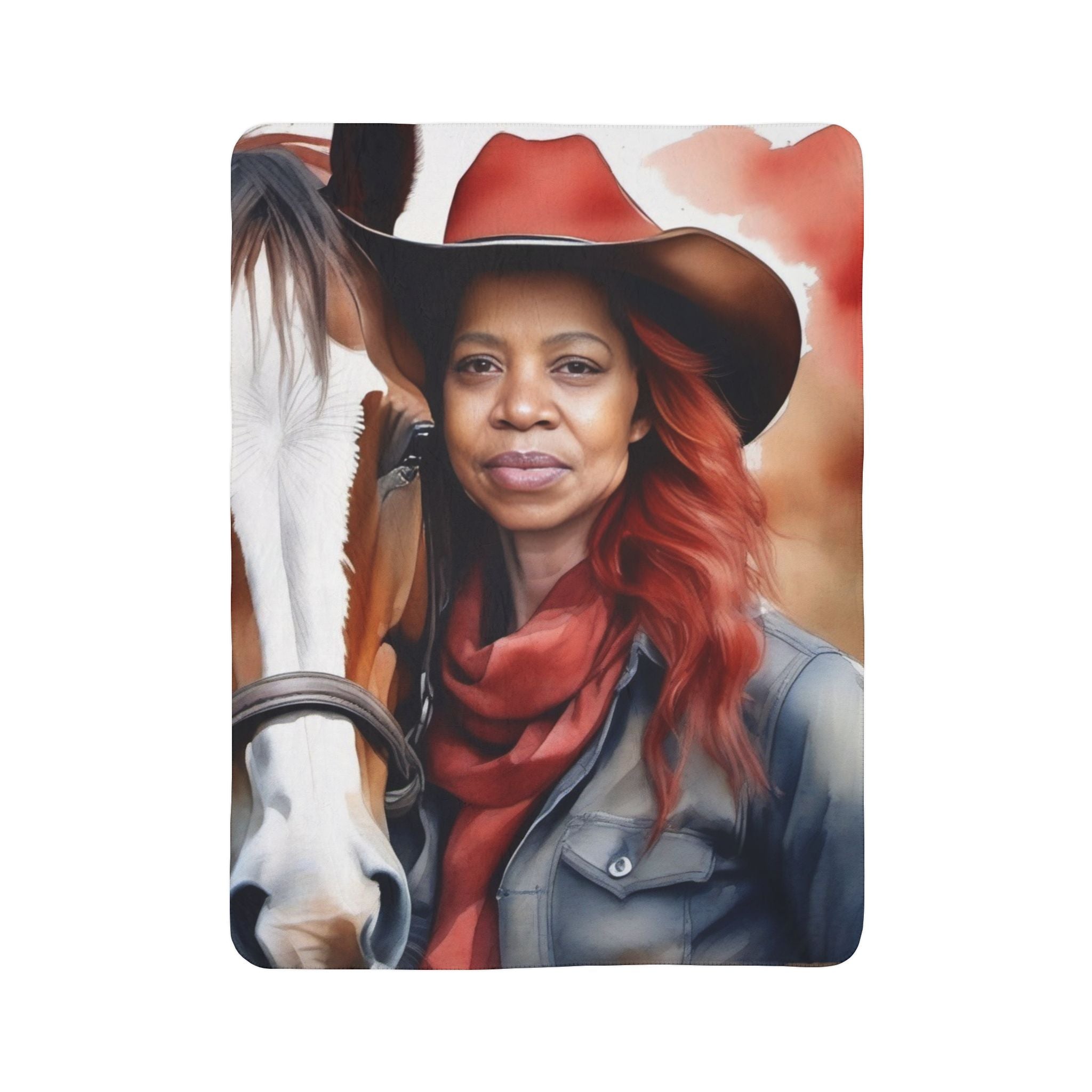 Custom Photo Fleece Sherpa Blanket