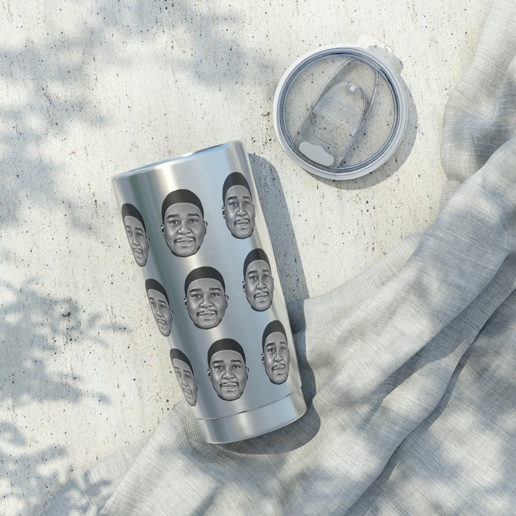 Custom 20oz Stainless Steel Tumbler - All Over Design, Perfect for Gifting and Daily Use