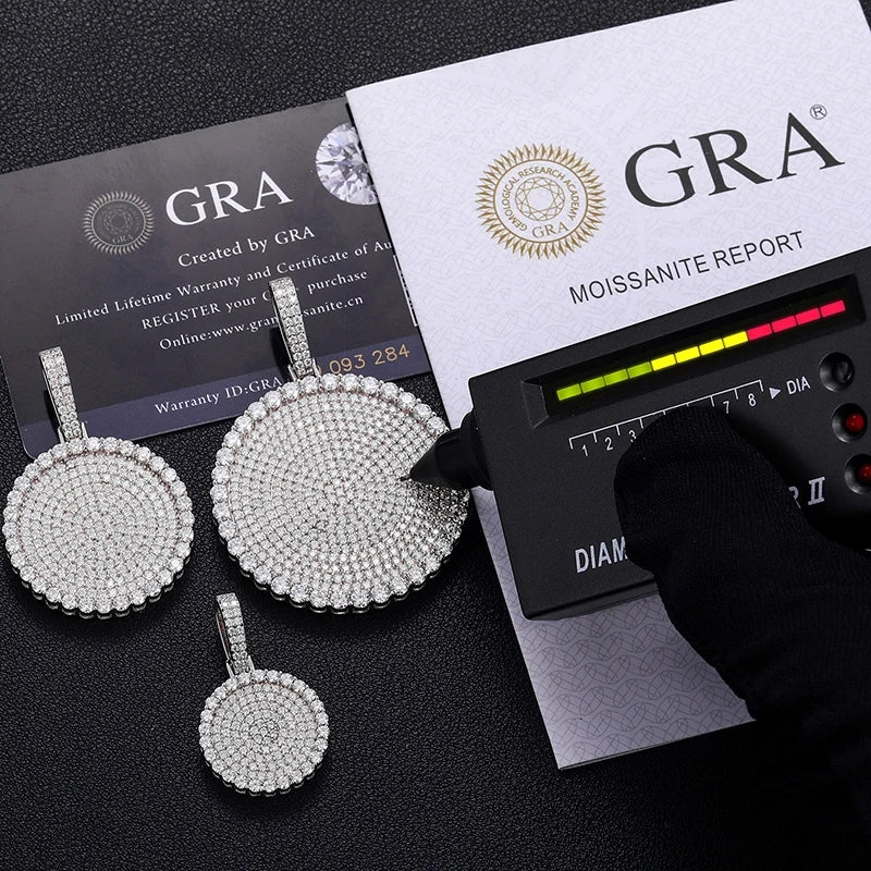 925SS Moissanite VVS Icy Memorial Photo Pendent