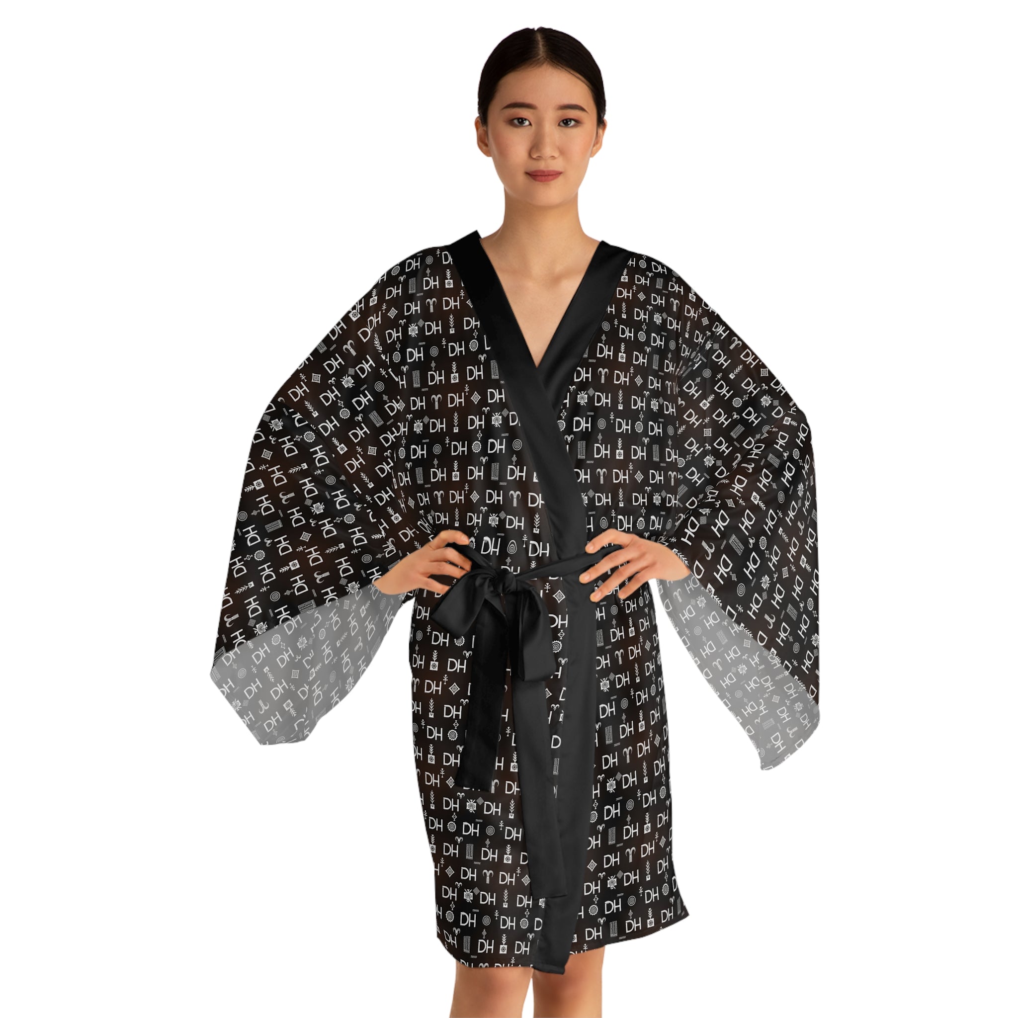 Custom Stylish Long Sleeve Kimono Robe,