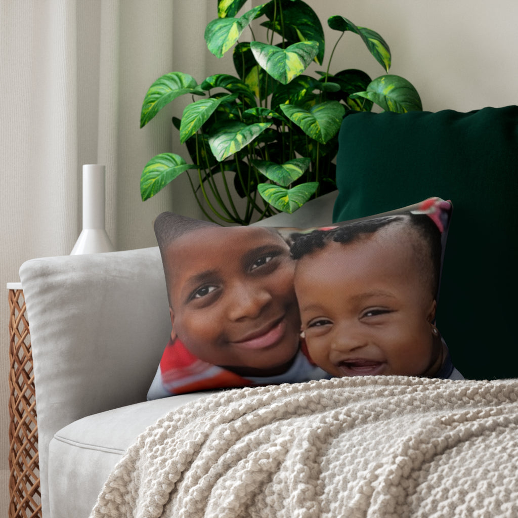 Custom Photo Lumbar Pillow