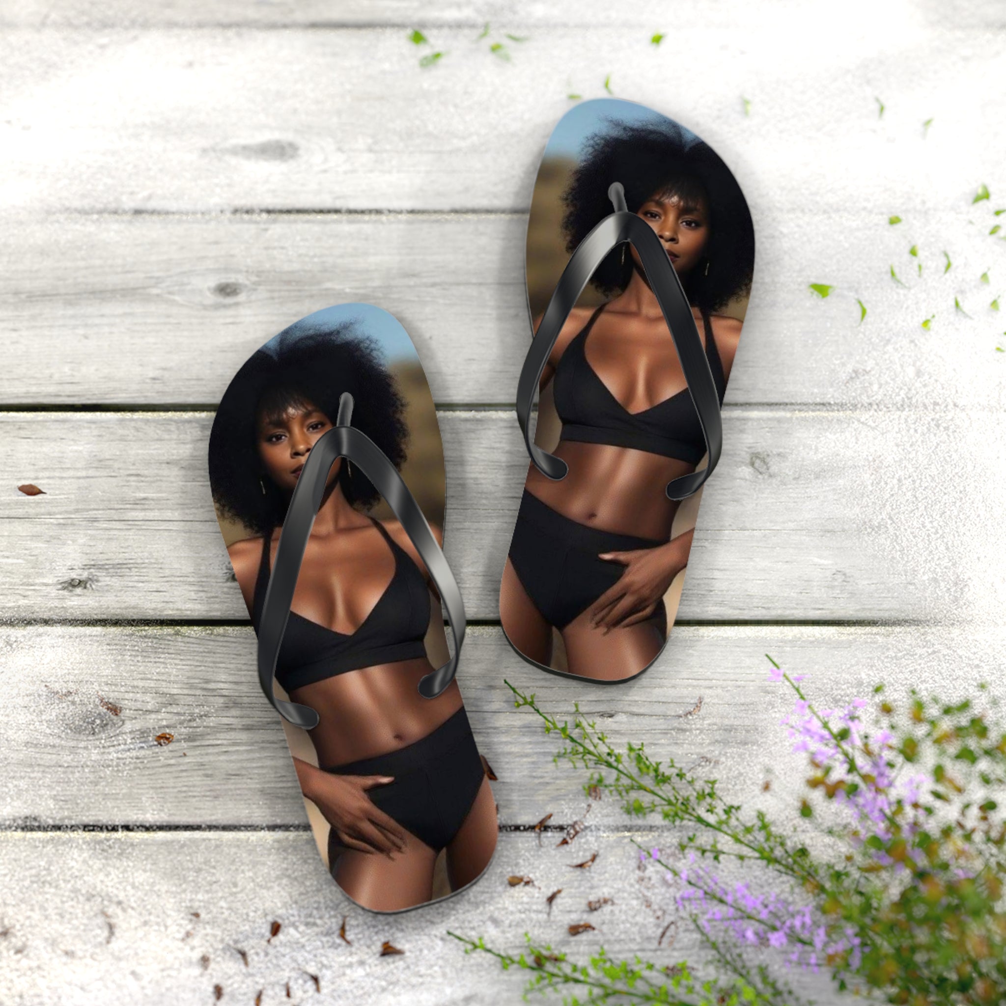Stylish Flip Flops with Bold Fashion Design - Perfect for Summer Vibes