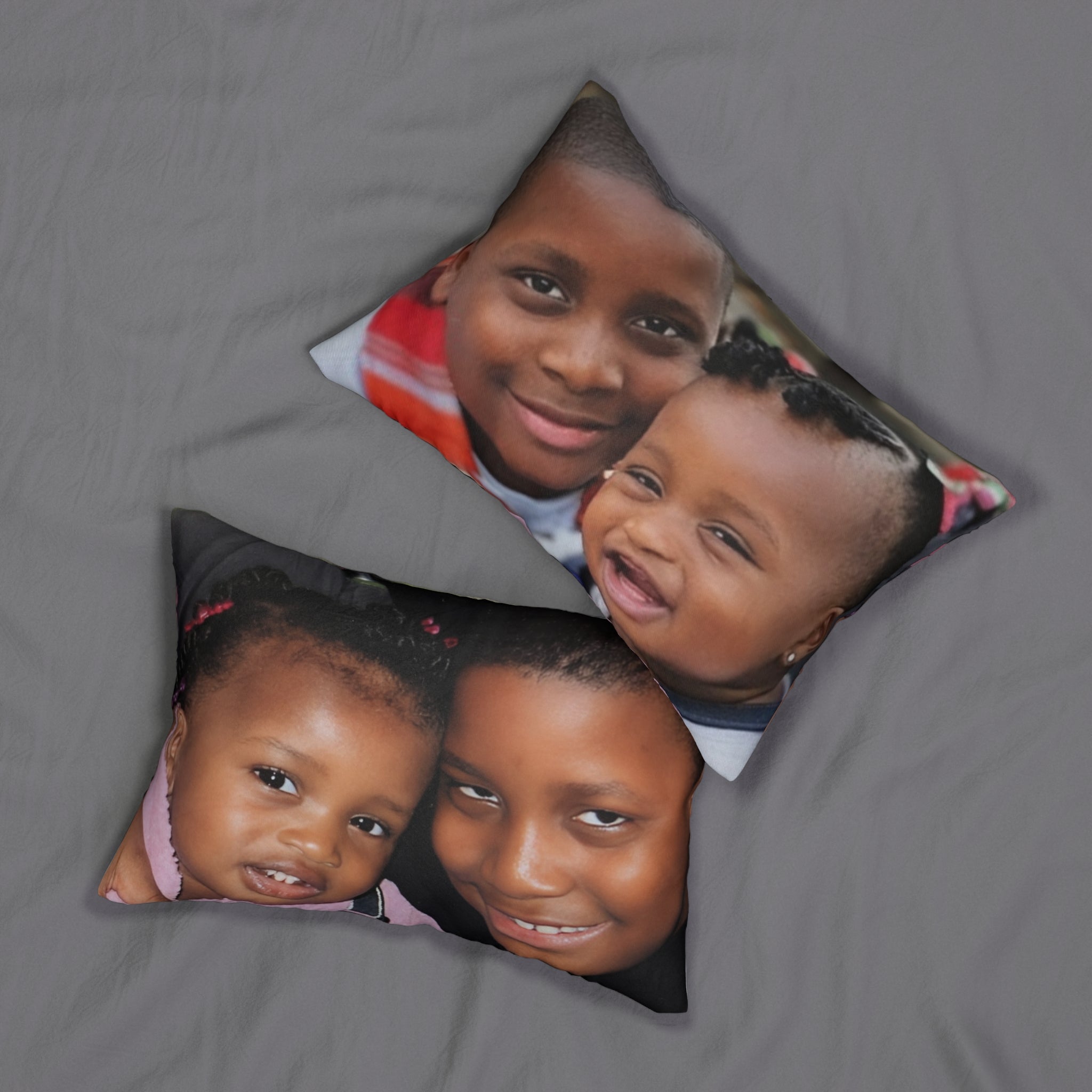 Custom Photo Lumbar Pillow
