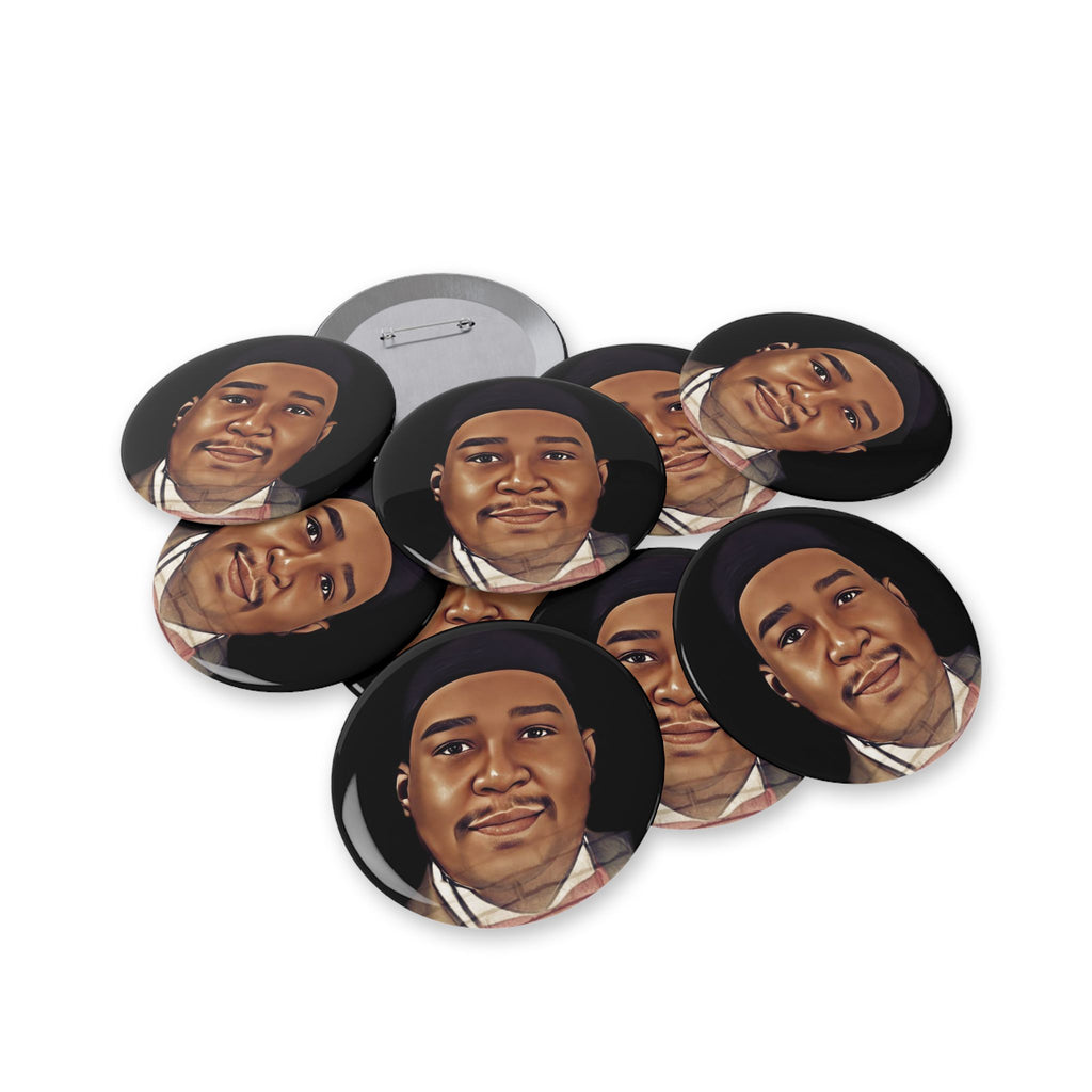 Personalized Round Pins - Custom Portrait Button for Fashion Lovers