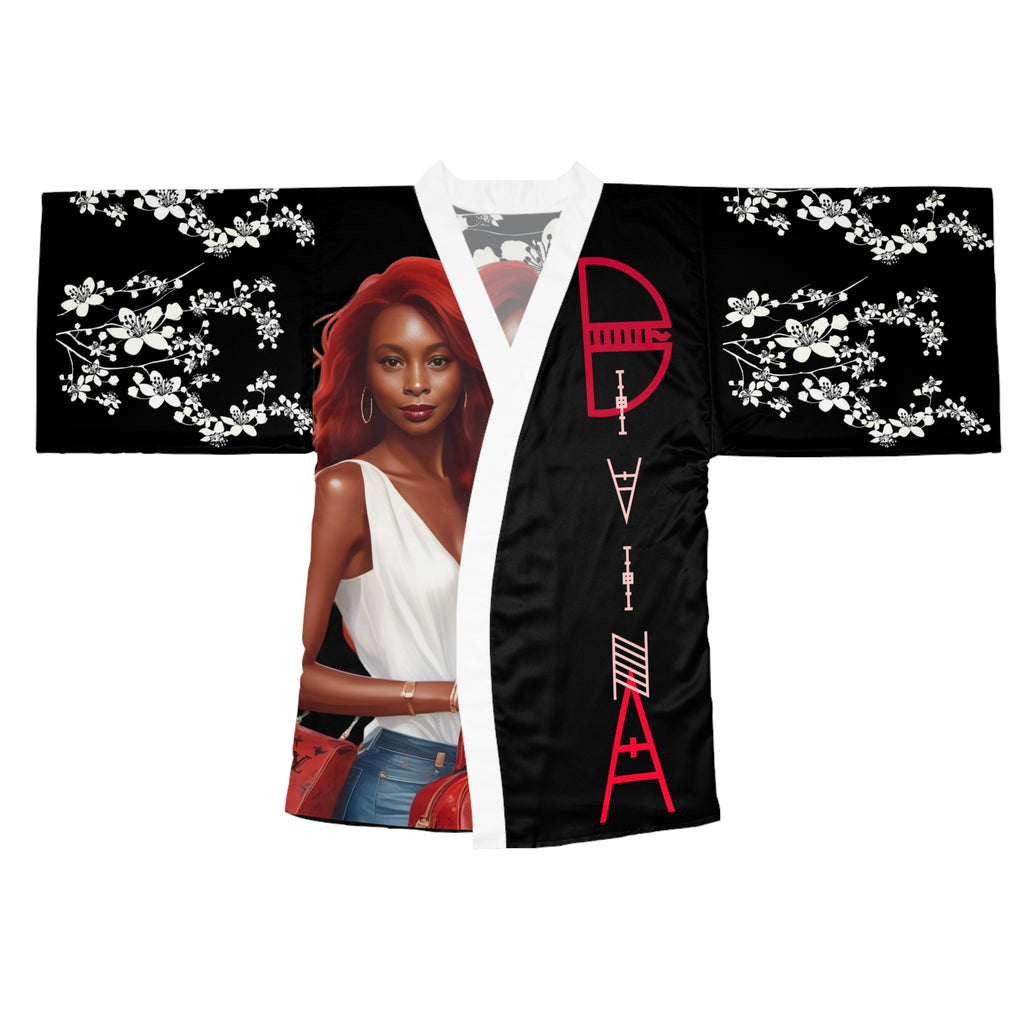 Kimono Robe, Elegant Long Sleeve
