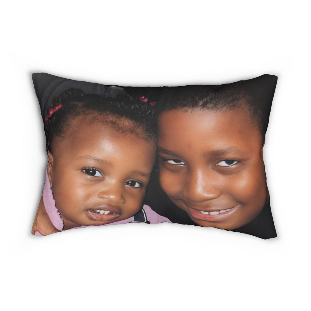 Custom Photo Lumbar Pillow