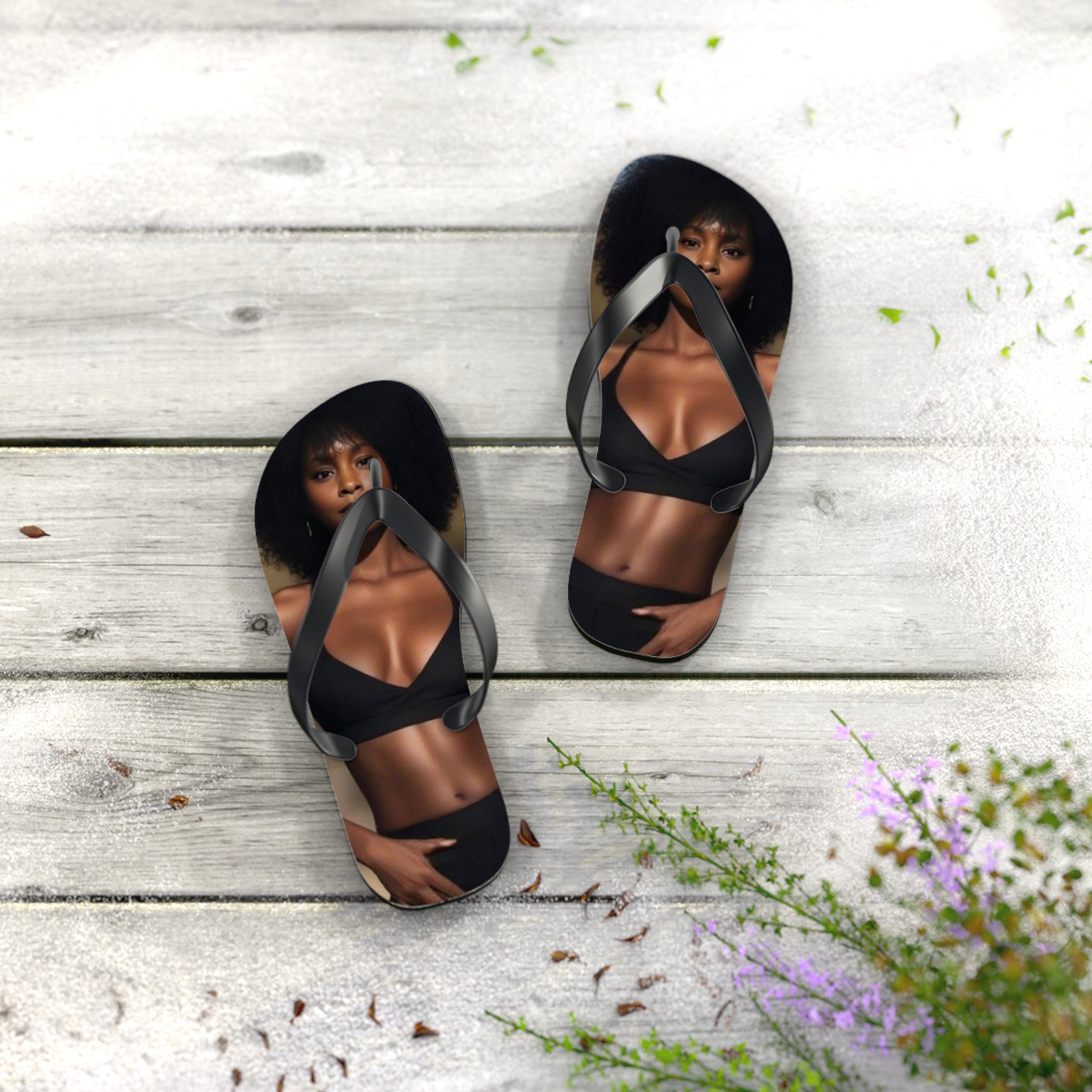 Stylish Flip Flops with Bold Fashion Design - Perfect for Summer Vibes