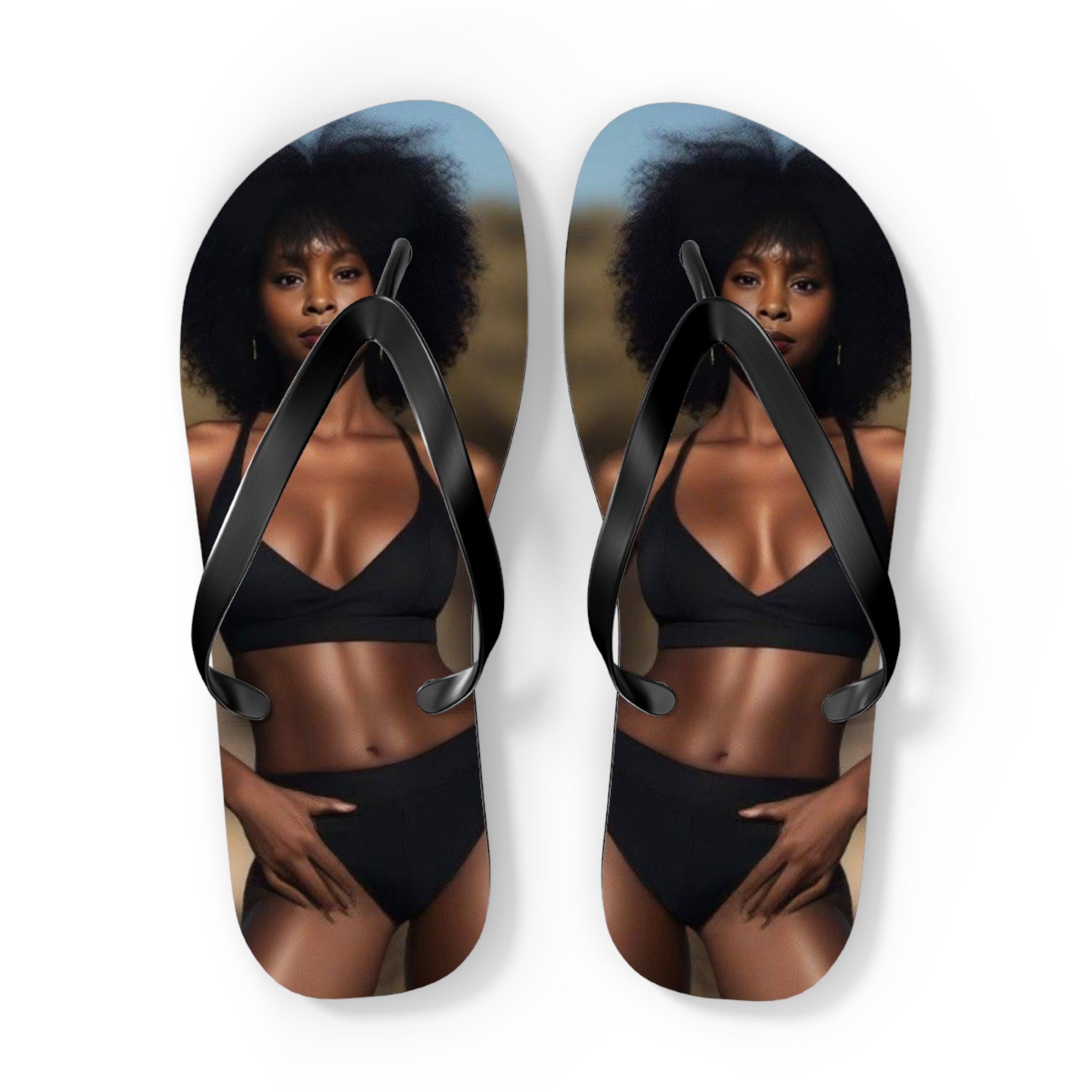 Stylish Flip Flops with Bold Fashion Design - Perfect for Summer Vibes