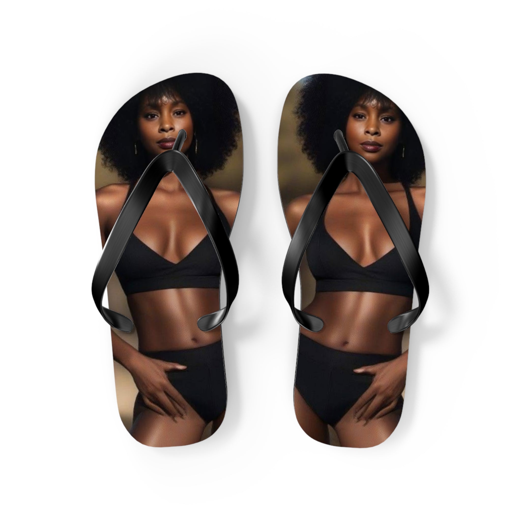 Stylish Flip Flops with Bold Fashion Design - Perfect for Summer Vibes