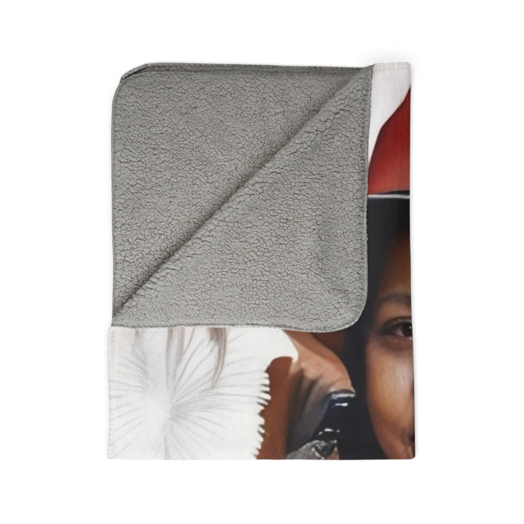 Custom Photo Fleece Sherpa Blanket