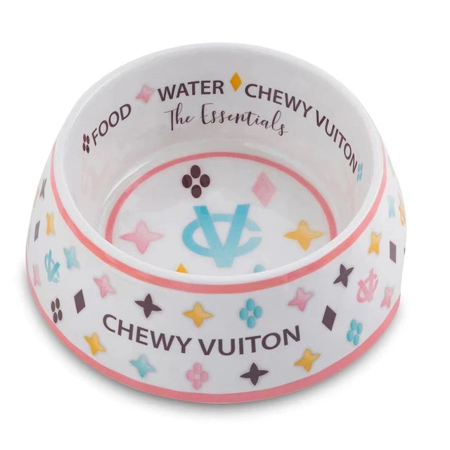 CHEWY VUITTON Pet Feeding set
