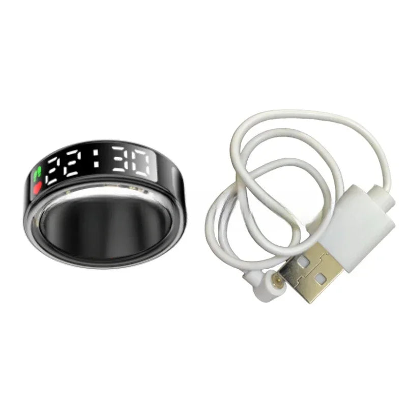 2025 SR08 Smart Ring Men's and Women's Heart Rate Blood Oxygen Monitor Health Monitoring IP68 waterproof Multi-exercise mode