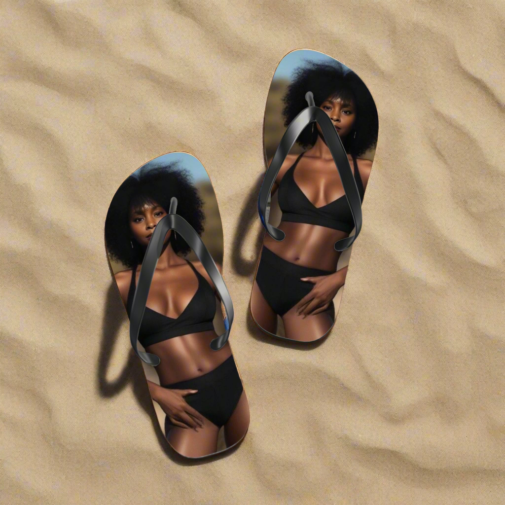 Stylish Flip Flops with Bold Fashion Design - Perfect for Summer Vibes