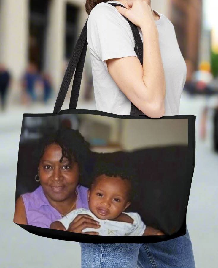 Custom Photo Weekender Tote Bag