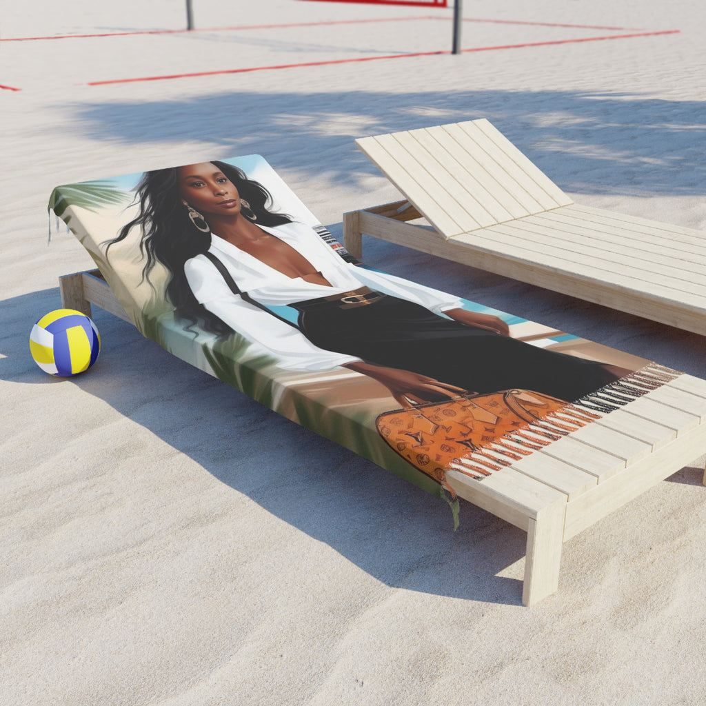 Custom Photo Boho Beach Towel -