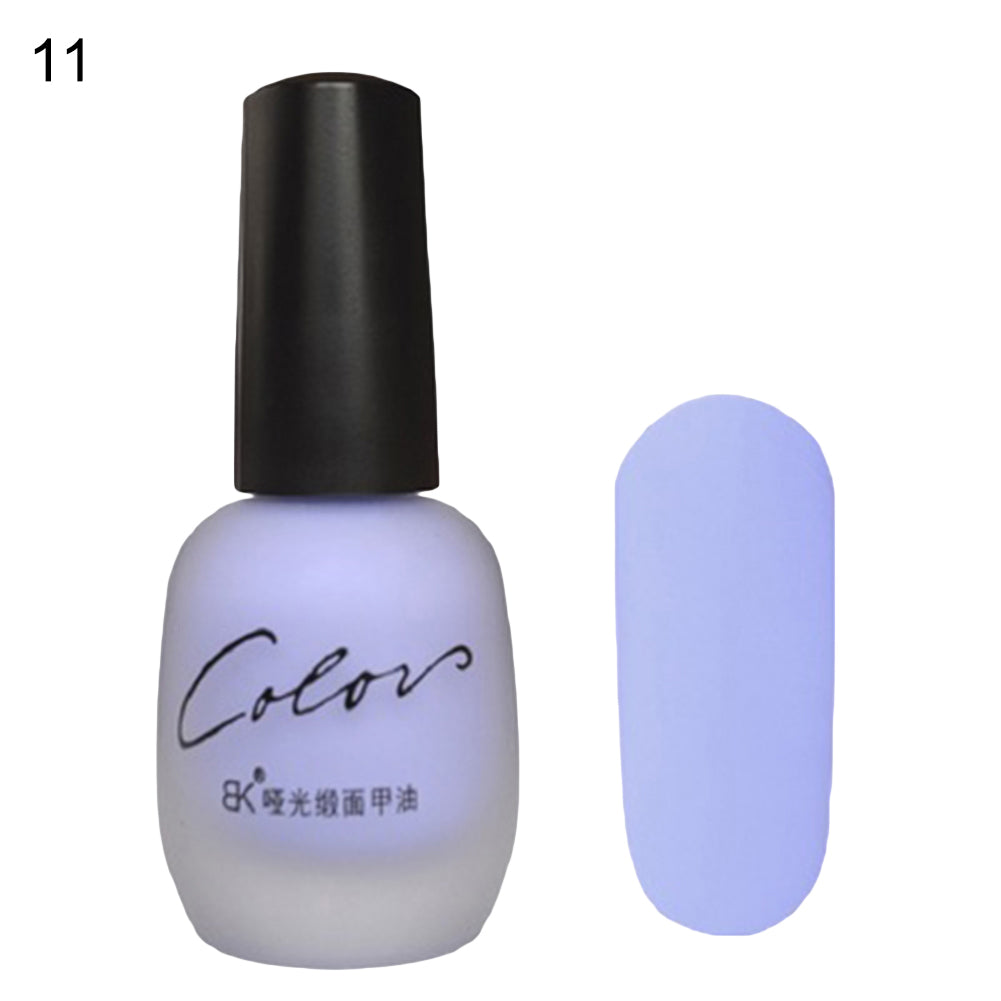 Fashion Women Matte Long Lasting Nail Polish Wedding Party Nail Art DIY Varnish