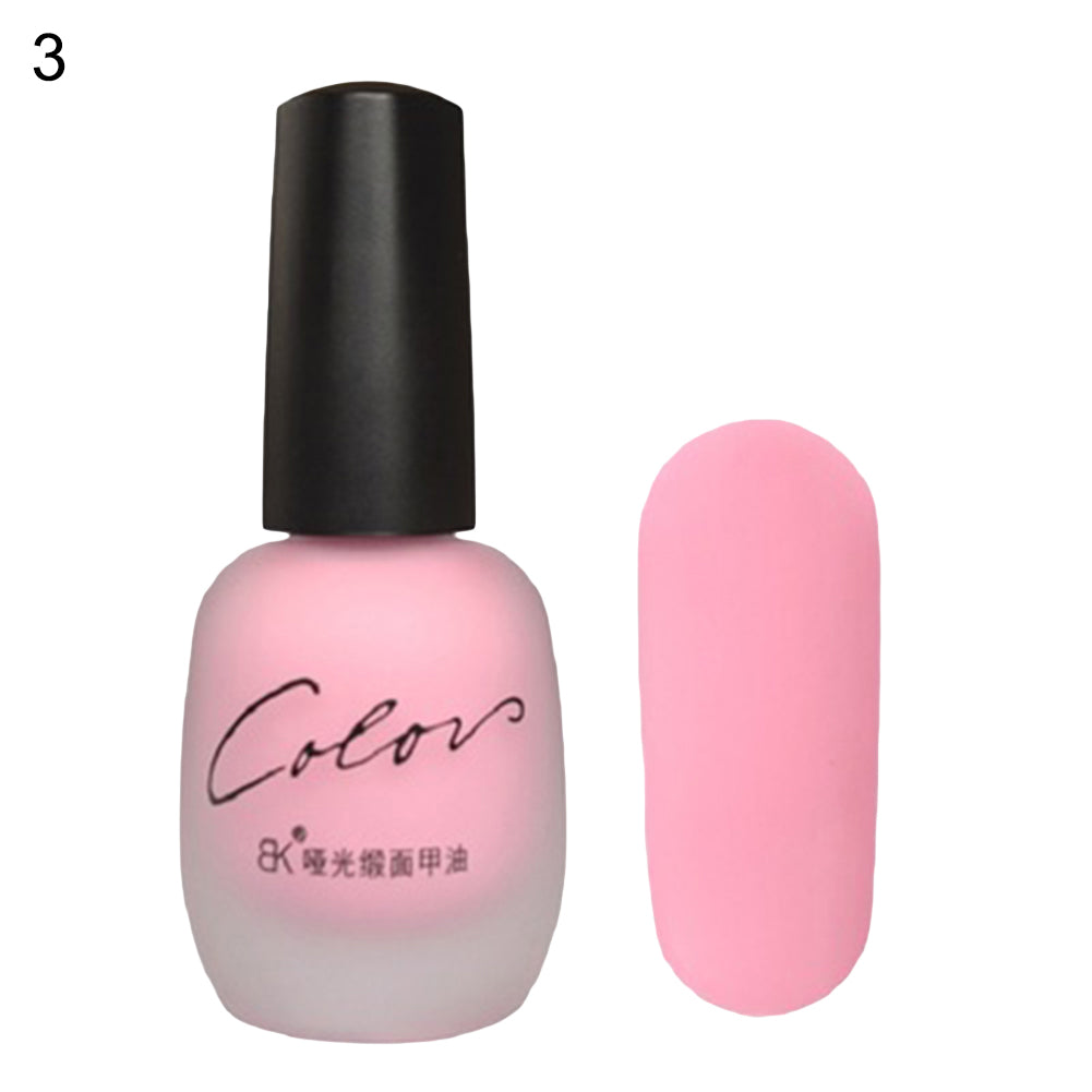 Fashion Women Matte Long Lasting Nail Polish Wedding Party Nail Art DIY Varnish