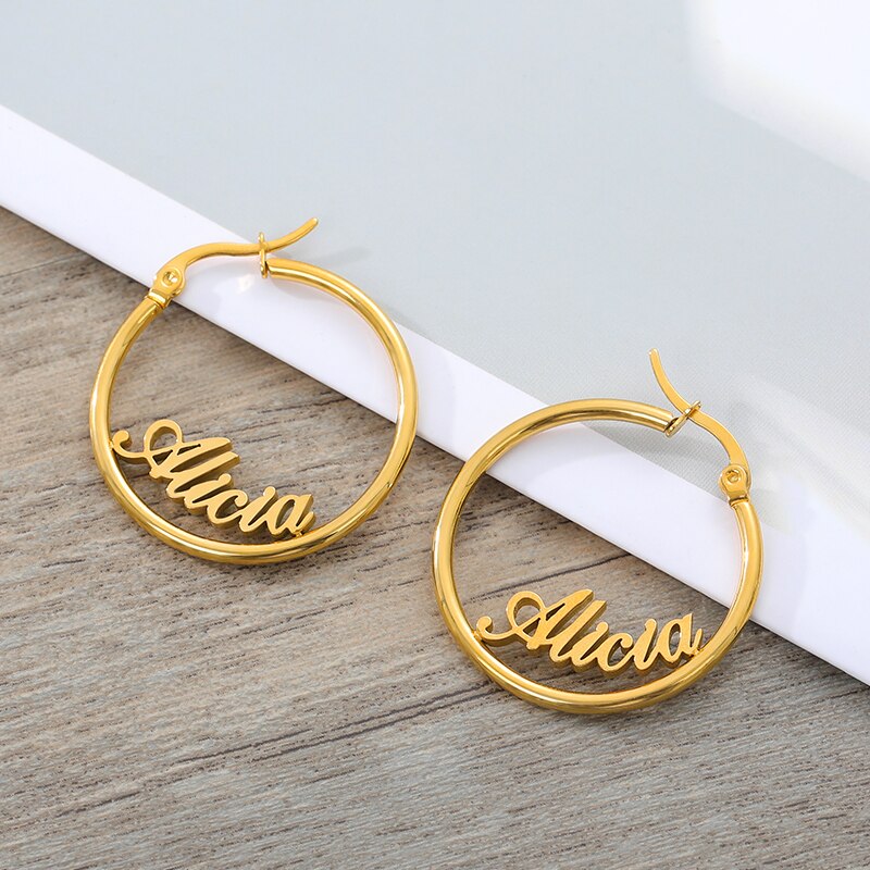 Custom Hoop Earrings