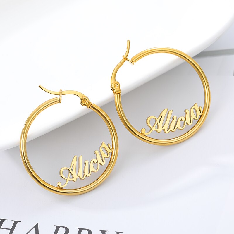 Custom Hoop Earrings