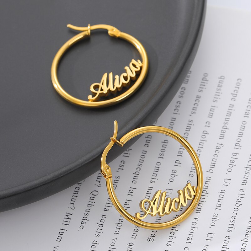 Custom Hoop Earrings
