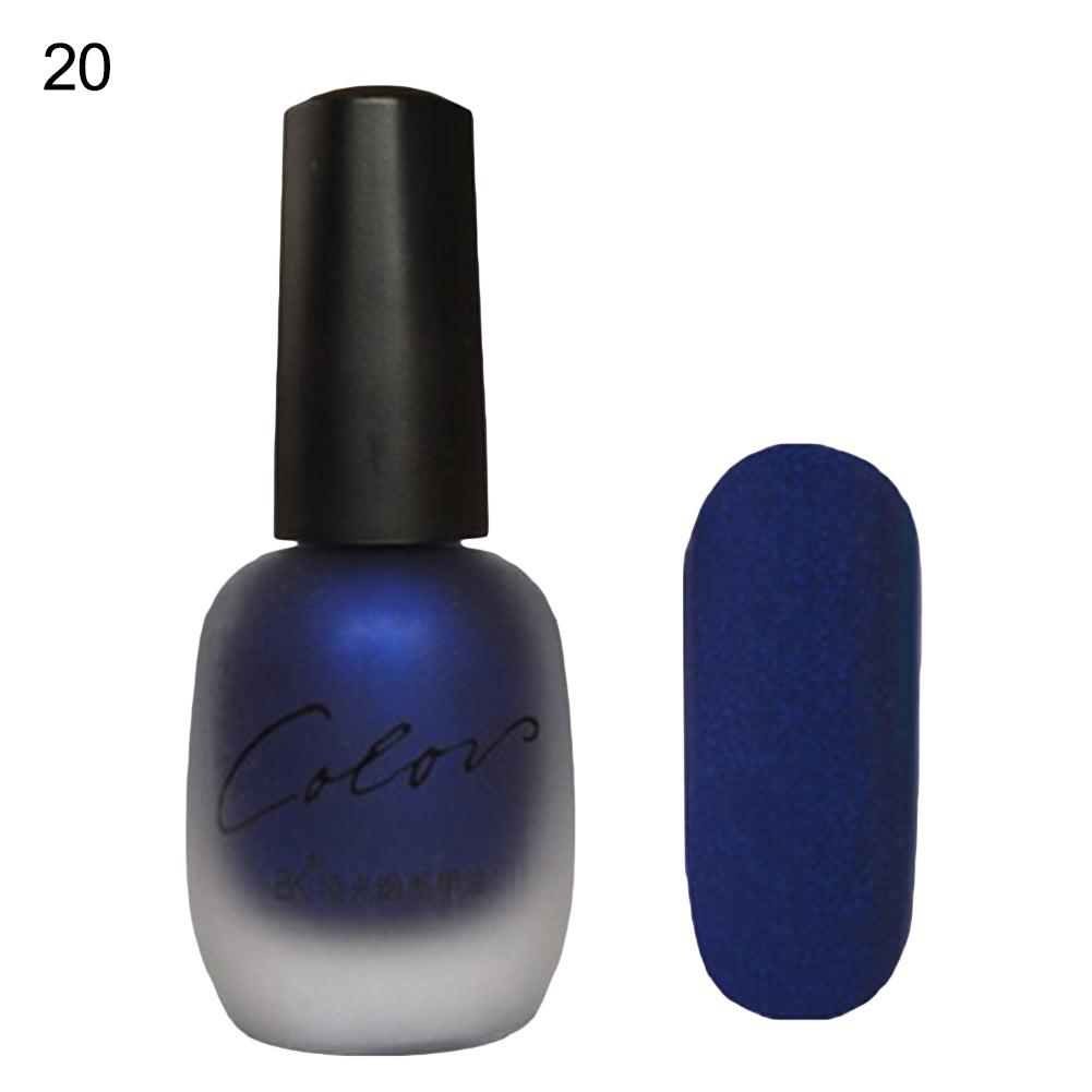 Fashion Women Matte Long Lasting Nail Polish Wedding Party Nail Art DIY Varnish