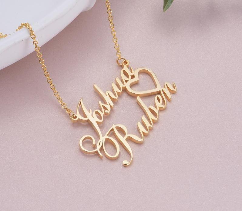Customize This 925 Silver  Name  Personality Pendant Necklace