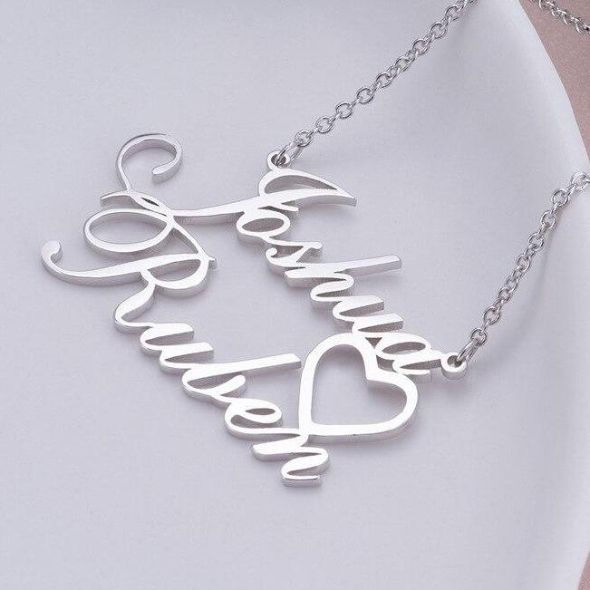 Customize This 925 Silver  Name  Personality Pendant Necklace
