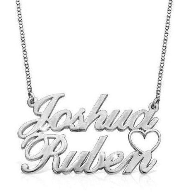 Customize This 925 Silver  Name  Personality Pendant Necklace