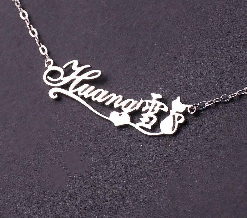 Customize This 925 Silver Personalized Custom Name Necklace
