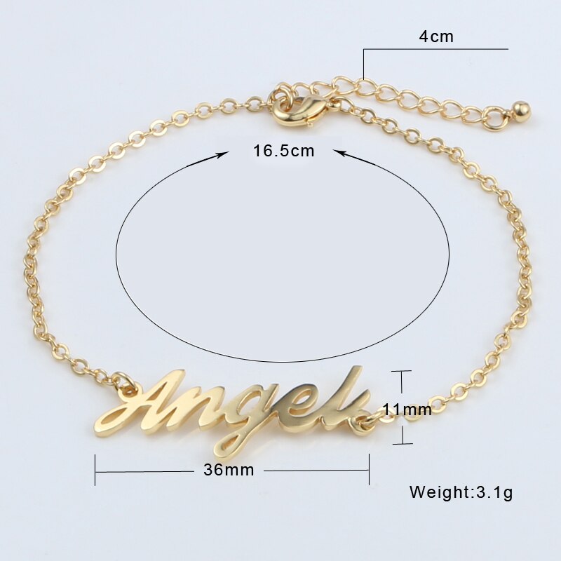 Customize This Name Charm Bracelet