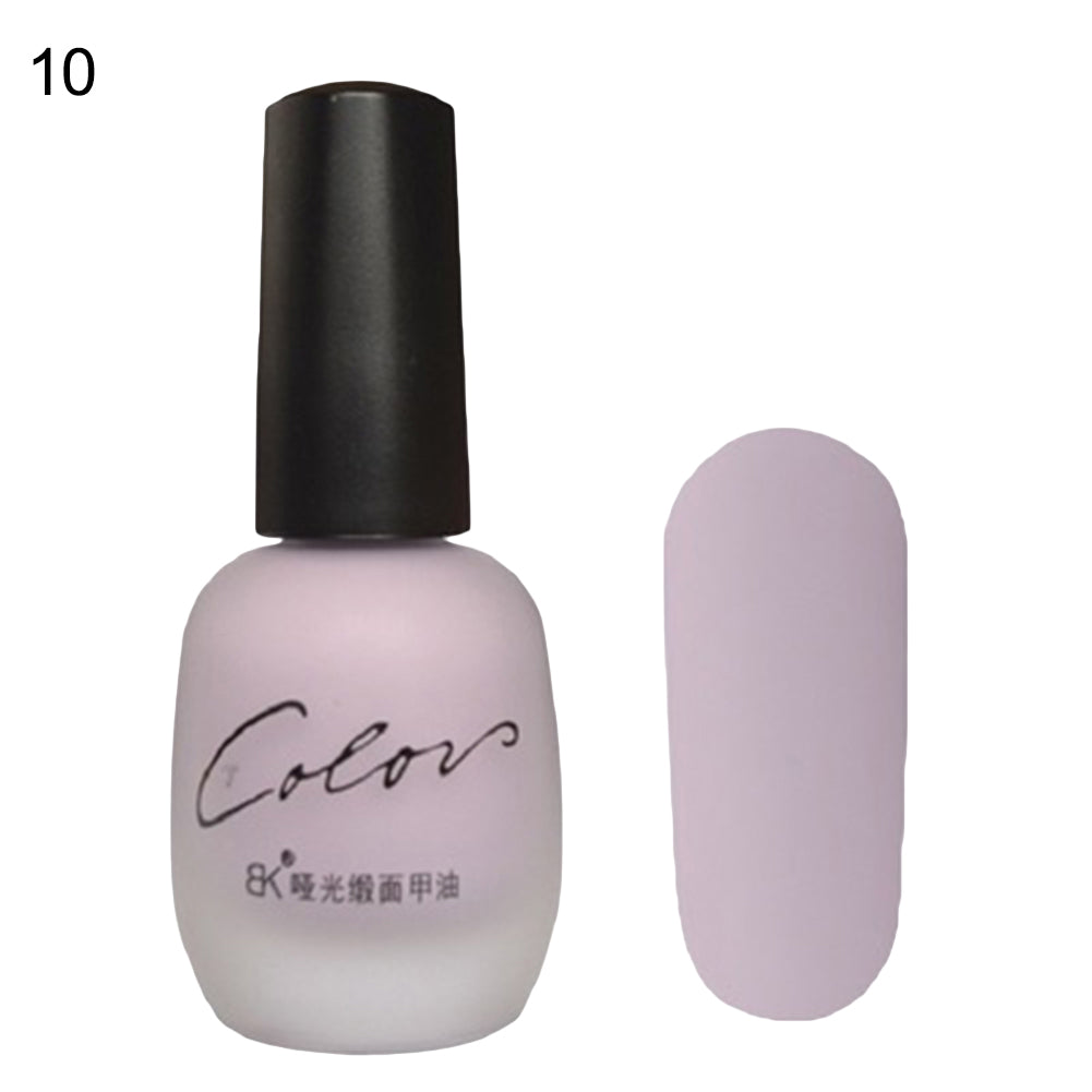 Fashion Women Matte Long Lasting Nail Polish Wedding Party Nail Art DIY Varnish