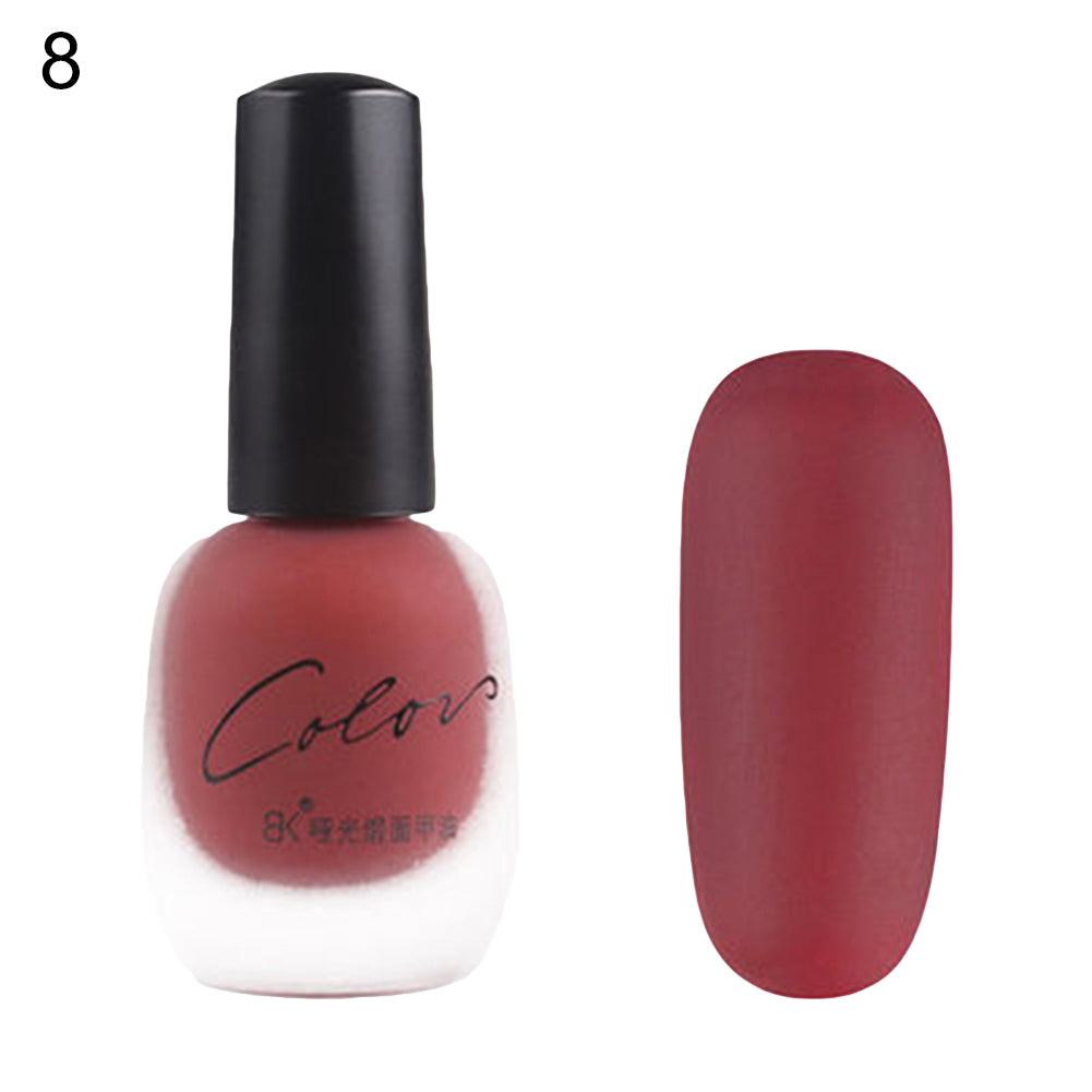 Fashion Women Matte Long Lasting Nail Polish Wedding Party Nail Art DIY Varnish