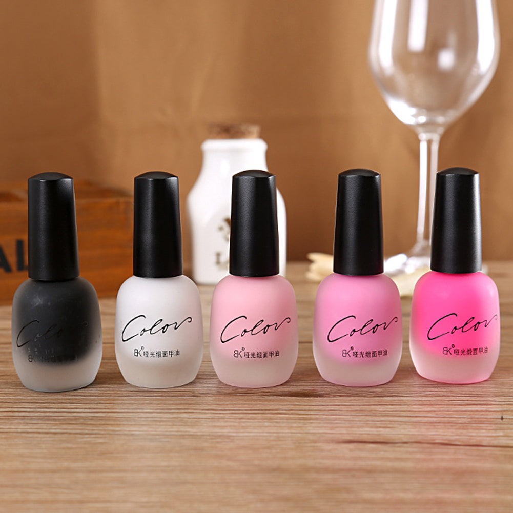 Fashion Women Matte Long Lasting Nail Polish Wedding Party Nail Art DIY Varnish