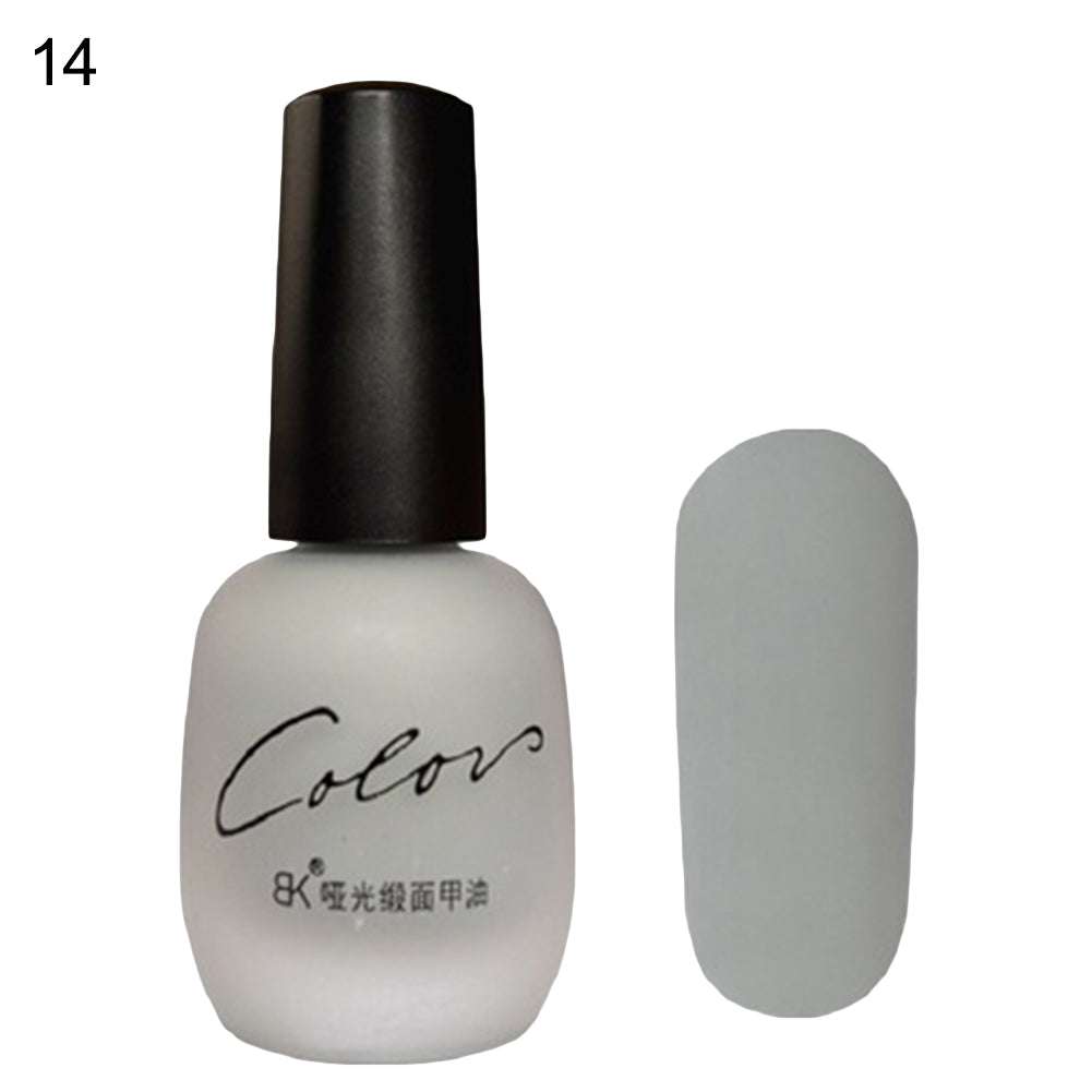 Fashion Women Matte Long Lasting Nail Polish Wedding Party Nail Art DIY Varnish