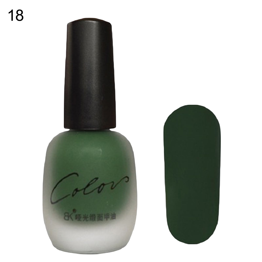 Fashion Women Matte Long Lasting Nail Polish Wedding Party Nail Art DIY Varnish