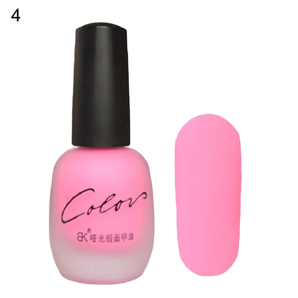 Fashion Women Matte Long Lasting Nail Polish Wedding Party Nail Art DIY Varnish