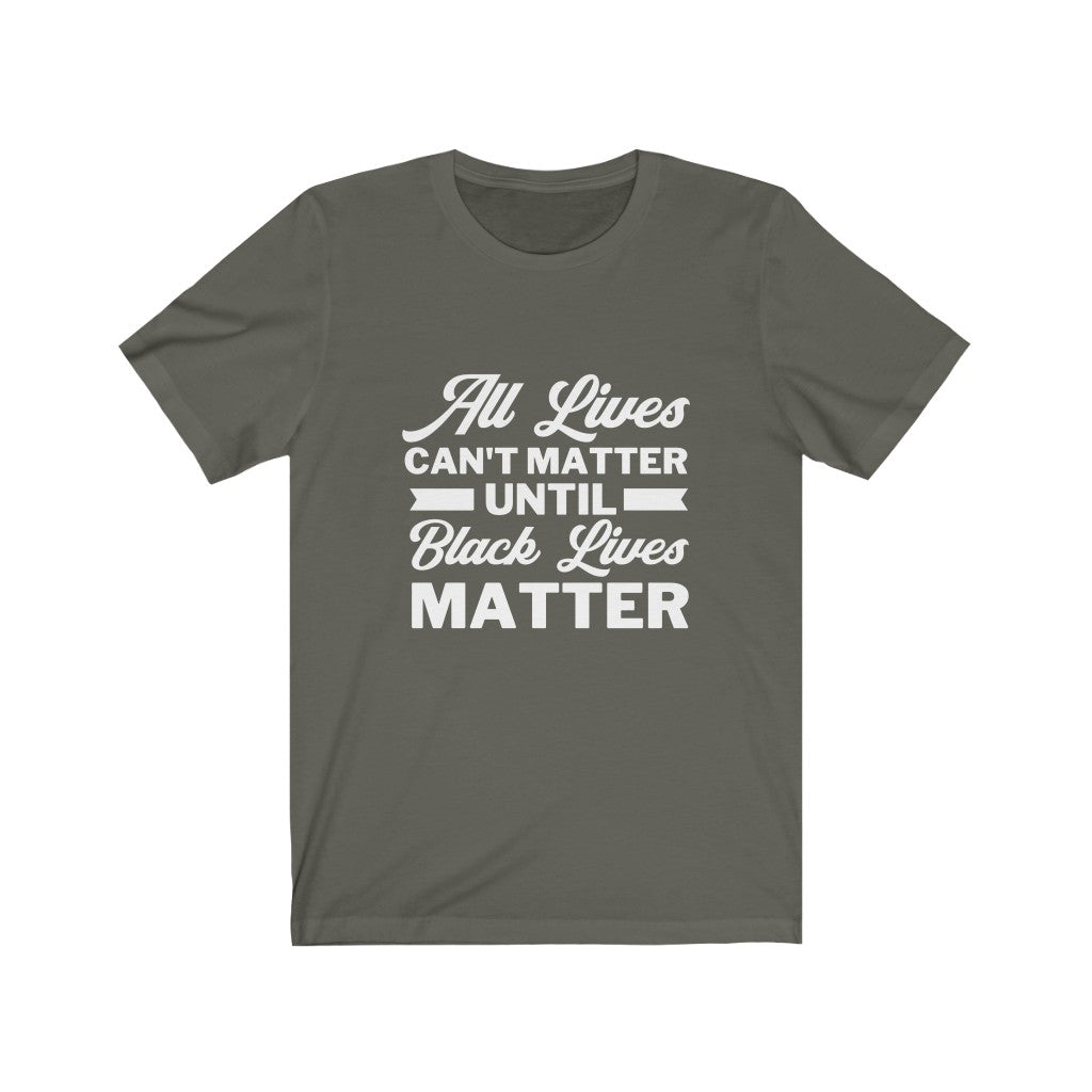 Do All Lives Really Matter? Unisex Jersey Short Sleeve Tee