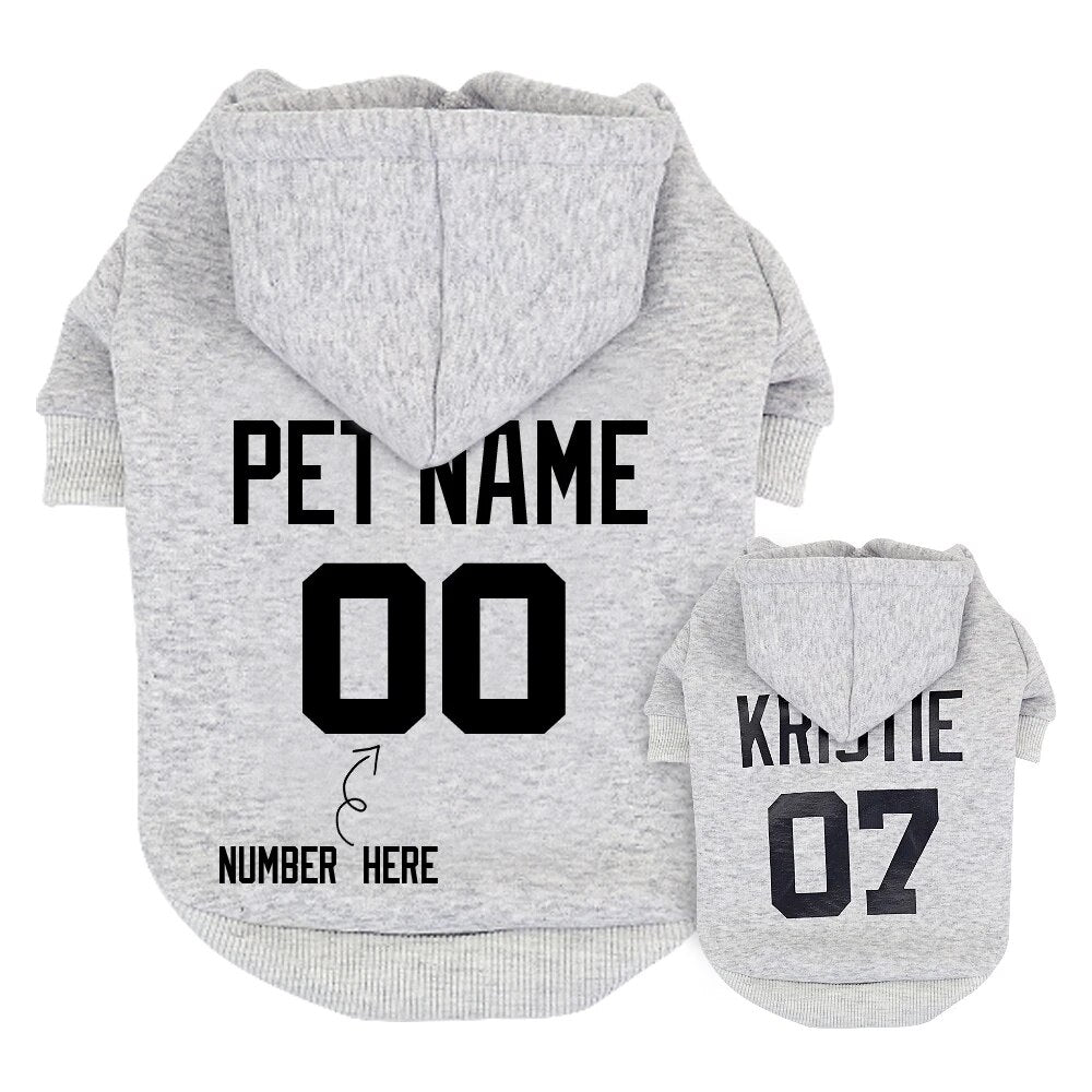 Custom Hoodies Personalized Pet Name