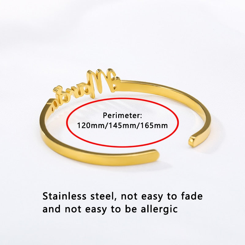 Customize This Gold Bangle Bracelets