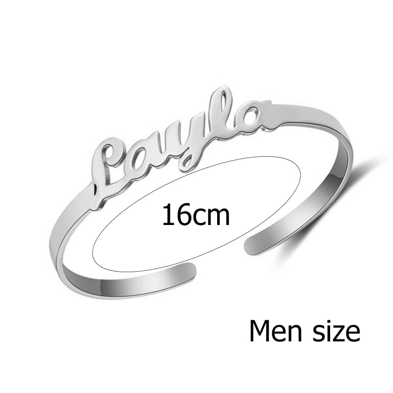Customize This Nameplate Bracelet for  Baby Women and Men