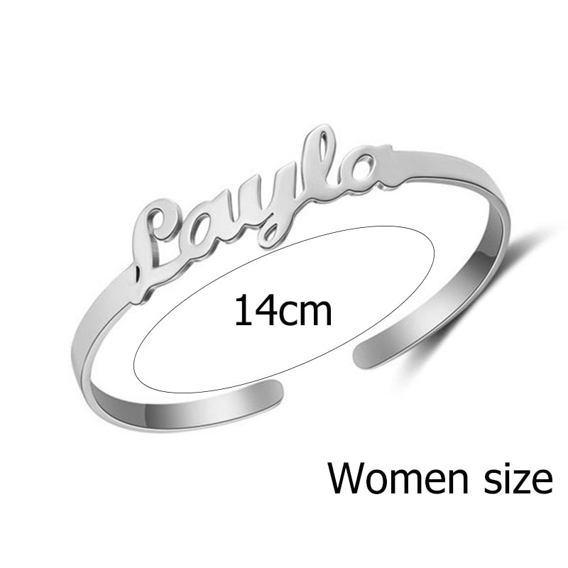 Customize This Nameplate Bracelet for  Baby Women and Men