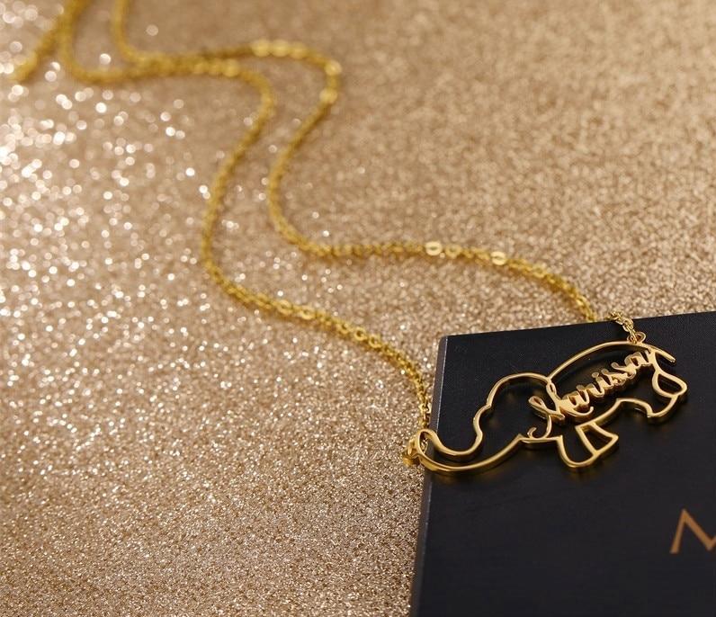 Customize This Personalized Elephant Pendant